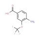 4-Amino-3-(trifluoromethoxy)benzoic acid (CAS 175278-22-5) - chemical structure image