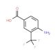 4-Amino-3-(trifluoromethyl)benzoic acid (CAS 400-76-0) - chemical structure image