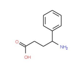 4-amino-4-phenylbutanoic acid (CAS 1011-60-5) - chemical structure image