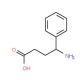 4-amino-4-phenylbutanoic acid (CAS 1011-60-5) - chemical structure image