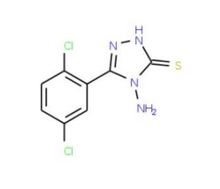 4-amino-5-(2,5-dichlorophenyl)-4H-1,2,4-triazole-3-thiol - chemical structure image