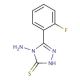 4-Amino-5-(2-fluoro-phenyl)-4H-[1,2,4]triazole-3-thiol - chemical structure image