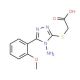 [4-Amino-5-(2-methoxy-phenyl)-4H-[1,2,4]triazol-3-ylsulfanyl]-acetic acid (CAS 565179-65-9) - chemical structure image