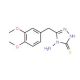 4-Amino-5-(3,4-dimethoxy-benzyl)-4H-[1,2,4]triazole-3-thiol - chemical structure image