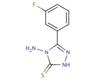 4-amino-5-(3-fluorophenyl)-4H-1,2,4-triazole-3-thiol - chemical structure image