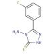 4-amino-5-(3-fluorophenyl)-4H-1,2,4-triazole-3-thiol - chemical structure image