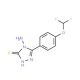 4-amino-5-[4-(difluoromethoxy)phenyl]-4H-1,2,4-triazole-3-thiol - chemical structure image