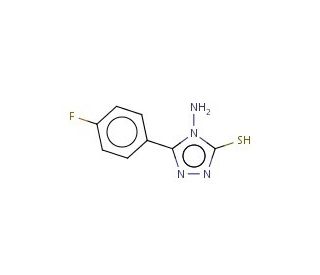 4-amino-5-(4-fluorophenyl)-4H-1,2,4-triazole-3-thiol (CAS 61019-25-8) - chemical structure image