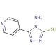 4-Amino-5-(4-pyridyl)-4H-1,2,4-triazole-3-thiol (CAS 36209-51-5) - chemical structure image