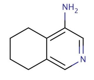 4-Amino-5,6,7,8-tetrahydroisoquinoline (CAS 130831-67-3) - chemical structure image