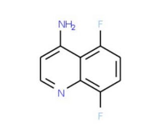 4-Amino-5,8-difluoroquinoline hydrochloride (CAS 874818-15-2) - chemical structure image