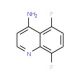 4-Amino-5,8-difluoroquinoline hydrochloride (CAS 874818-15-2) - chemical structure image