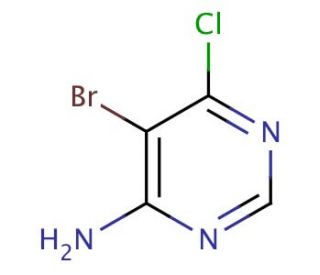 4-Amino-5-bromo-6-chloropyrimidine - chemical structure image