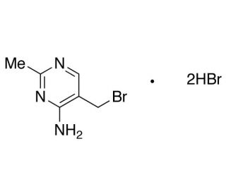 4-Amino-5-(bromomethyl)-2-methylpyrimidine dihydrobromide (CAS 5423-98-3) - chemical structure image
