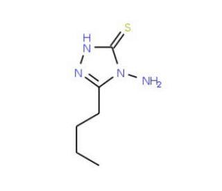4-Amino-5-butyl-4H-[1,2,4]triazole-3-thiol (CAS 31821-69-9) - chemical structure image