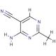 4-Amino-5-cyano-2-methylpyrimidine (CAS 698-29-3) - chemical structure image