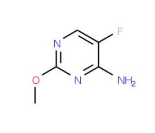 4-Amino-5-fluoro-2-methoxypyrimidine (CAS 1993-63-1) - chemical structure image