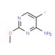 4-Amino-5-fluoro-2-methoxypyrimidine (CAS 1993-63-1) - chemical structure image