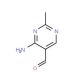 4-Amino-5-formyl-2-methylpyrimidine (CAS 73-68-7) - chemical structure image