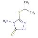 4-amino-5-(isopropylthio)-4H-1,2,4-triazole-3-thiol - chemical structure image