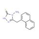 4-Amino-5-naphthalen-1-ylmethyl-4H-[1,2,4]triazole-3-thiol - chemical structure image