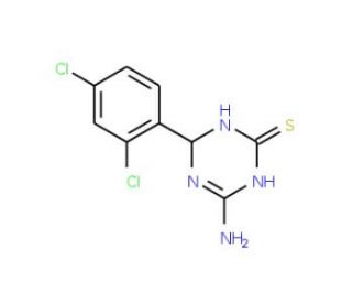 4-Amino-6-(2,4-dichlorophenyl)-1,6-dihydro-1,3,5-triazine-2-thiol - chemical structure image