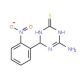 4-Amino-6-(2-nitrophenyl)-1,6-dihydro-1,3,5-triazine-2-thiol - chemical structure image
