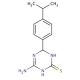 4-Amino-6-(4-isopropylphenyl)-1,6-dihydro-1,3,5-triazine-2-thiol - chemical structure image