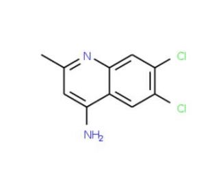 4-Amino-6,7-dichloro-2-methylquinoline (CAS 948292-89-5) - chemical structure image