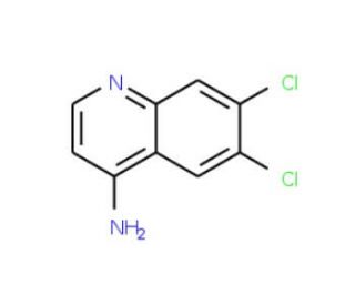 4-Amino-6,7-dichloroquinoline (CAS 948292-94-2) - chemical structure image