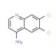 4-Amino-6,7-dichloroquinoline (CAS 948292-94-2) - chemical structure image