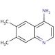 4-Amino-6,7-dimethylquinoline (CAS 948292-99-7) - chemical structure image