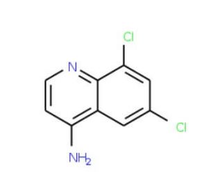 4-Amino-6,8-dichloroquinoline (CAS 929339-40-2) - chemical structure image