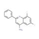 4-Amino-6,8-difluoro-2-phenylquinoline (CAS 1189106-40-8) - chemical structure image