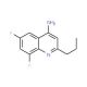 4-Amino-6,8-difluoro-2-propylquinoline (CAS 1189105-83-6) - chemical structure image