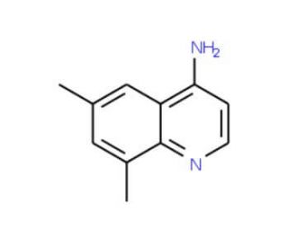 4-Amino-6,8-dimethylquinoline (CAS 929339-38-8) - chemical structure image