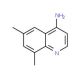 4-Amino-6,8-dimethylquinoline (CAS 929339-38-8) - chemical structure image