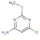 4-Amino-6-chloro-2-(methylthio)pyrimidine (CAS 1005-38-5) - chemical structure image