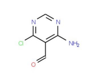 4-Amino-6-chloropyrimidine-5-carbaldehyde (CAS 14160-93-1) - chemical structure image