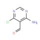 4-Amino-6-chloropyrimidine-5-carbaldehyde (CAS 14160-93-1) - chemical structure image