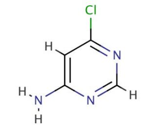 4-Amino-6-chloropyrimidine (CAS 5305-59-9) - chemical structure image