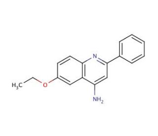 4-Amino-6-ethoxy-2-phenylquinoline (CAS 856287-92-8) - chemical structure image