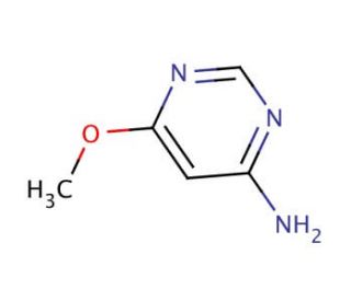 4-Amino-6-methoxypyrimidine (CAS 696-45-7) - chemical structure image