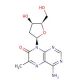 4-Amino-6-methyl-8-(2-deoxy-β-D-ribofuranosyl)-7(8H)-pteridone (CAS 195442-55-8) - chemical structure image