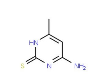 4-amino-6-methylpyrimidine-2-thiol - chemical structure image