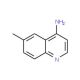 4-Amino-6-methylquinoline (CAS 874589-77-2) - chemical structure image