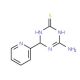 4-Amino-6-pyridin-2-yl-1,6-dihydro-1,3,5-triazine-2-thiol - chemical structure image