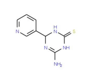 4-Amino-6-pyridin-3-yl-1,6-dihydro-1,3,5-triazine-2-thiol - chemical structure image