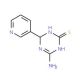 4-Amino-6-pyridin-3-yl-1,6-dihydro-1,3,5-triazine-2-thiol - chemical structure image