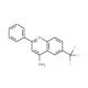 4-Amino-6-trifluoromethyl-2-phenylquinoline (CAS 1189106-21-5) - chemical structure image
